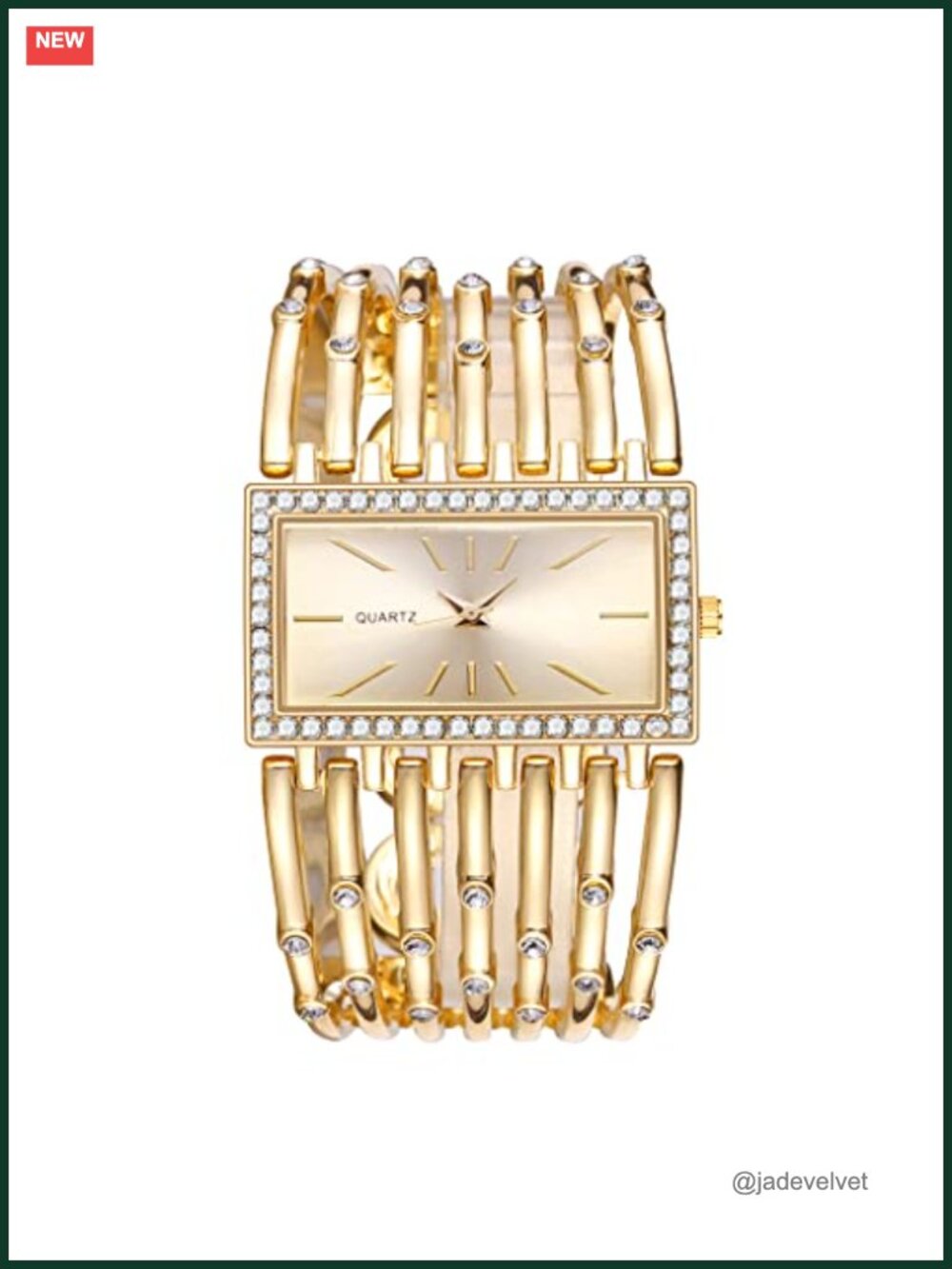 SENRUD Luxury Rectangular Women's Watch Analog Quartz Bracelet Wristwatch